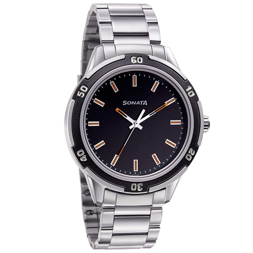 Fancy Sonata NXT Analog Black Dial Mens Watch to Agra India