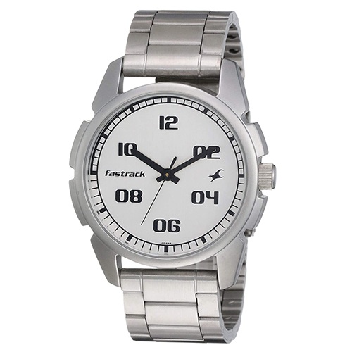 Fantastic Fastrack Casual Analog Silver Dial Gents Watch